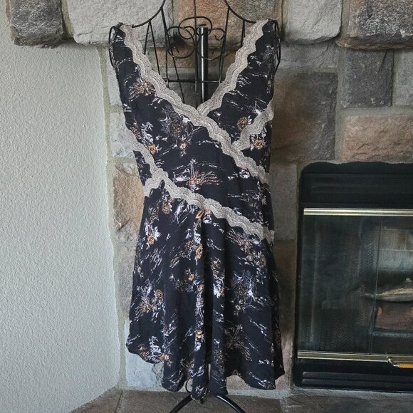 Free People Slip My Mind Printed Trapeze Dress - Picture 3 of 8